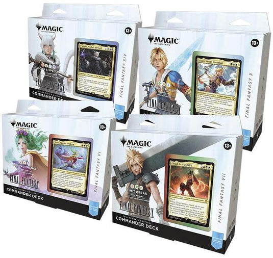 Magic: The Gathering - Final Fantasy Commander Deck (Collector's Edition) - Case of 4 - Northwest Card Company