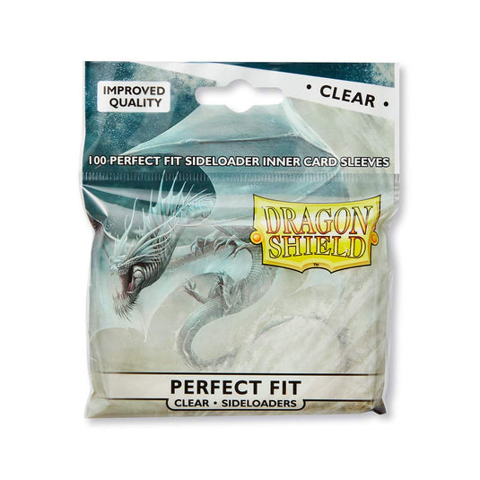 Dragon Shield Sleeves: Perfect Fit Standard Sideload - Clear 100CT - Northwest Card Company