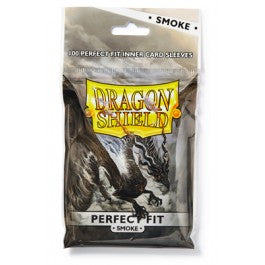 Dragon Shield Sleeves: Perfect Fit Standard - Smoke 100CT - Northwest Card Company