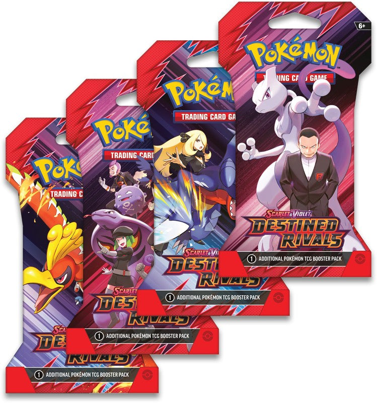 Pokemon Destined Rivals Sleeved Booster Pack- Artwork Varies Pokemon Destined Rivals Sleeved Booster Pack- Artwork Varies