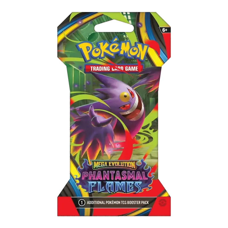 Pokemon ME02 Phantasmal Flames Sleeved Booster (Artwork Varies)