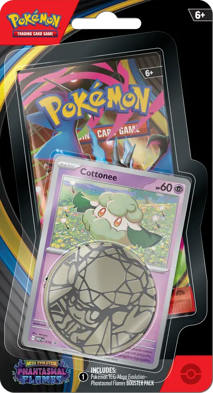 Pokemon ME02 Phantasmal Flames Checklane Blister (Artwork Varies) Pokemon ME02 Phantasmal Flames Checklane Blister (Artwork Varies)