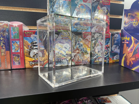 Acrylic Magnetic Pokemon Booster Box Display Case - Northwest Card Company