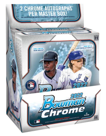 2022 Bowman Chrome Baseball Hobby Box - Northwest Card Company