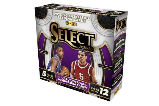 2025-26 Panini Select Basketball Trading Card Box (Hobby) - Northwest Card Company
