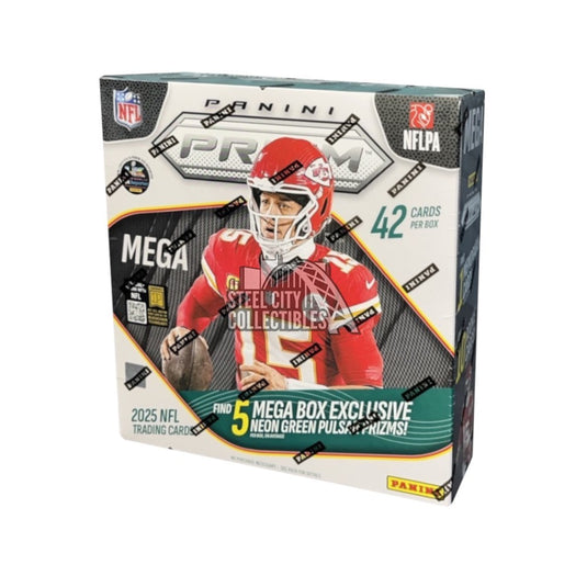 2025 Panini Prizm Football Mega (Neon Green Prizms) - Northwest Card Company