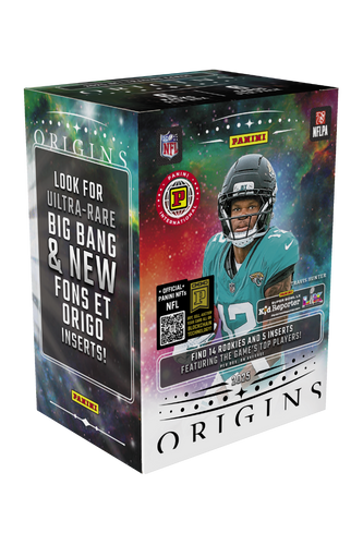 2025 Panini Origins NFL Trading Card Box (International Blaster) - Northwest Card Company