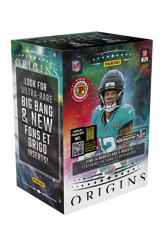 2025 Panini Origins NFL Trading Card Box (International Blaster)