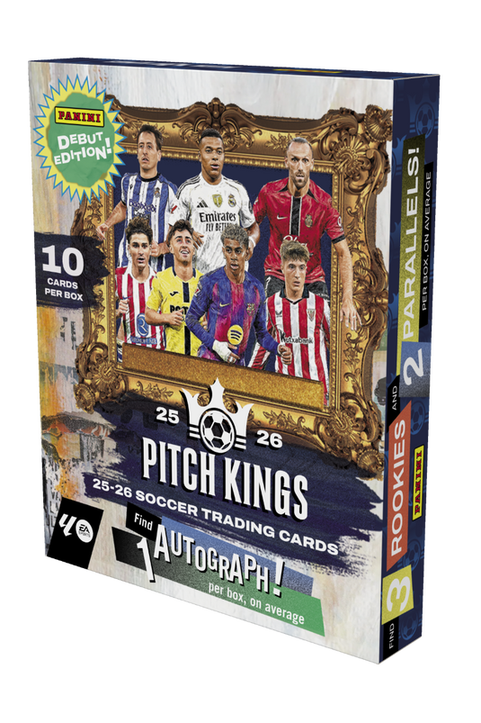 2025-26 Panini Pitch Kings Soccer Trading Card Box (Hobby International)