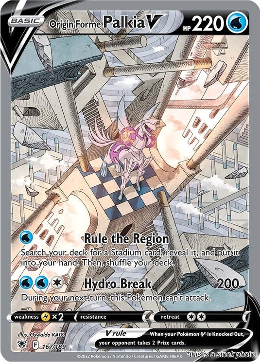 Origin Forme Palkia V (Alternate Full Art)