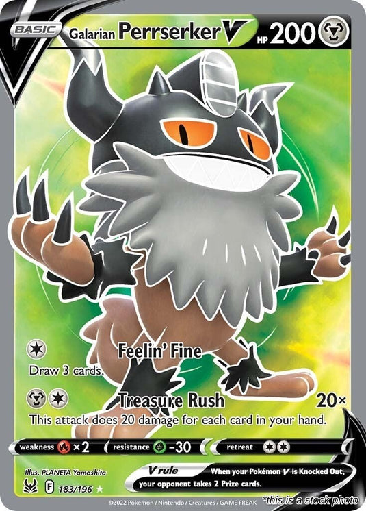 Galarian Perrserker V (Full Art)