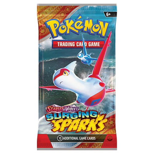 Pokemon Surging Sparks Booster Pack- 5 Pack Bundle - Northwest Card Company