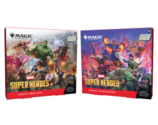 Magic: The Gathering - Marvel Super Heroes Scene Box (Set of 2)