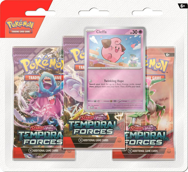 Load image into Gallery viewer, Pokemon Temporal Forces 3 Pack Blister (Artwork Varies) - Northwest Card Company
