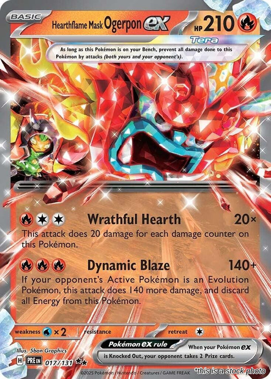 Hearthflame Mask Ogerpon ex - 017/131