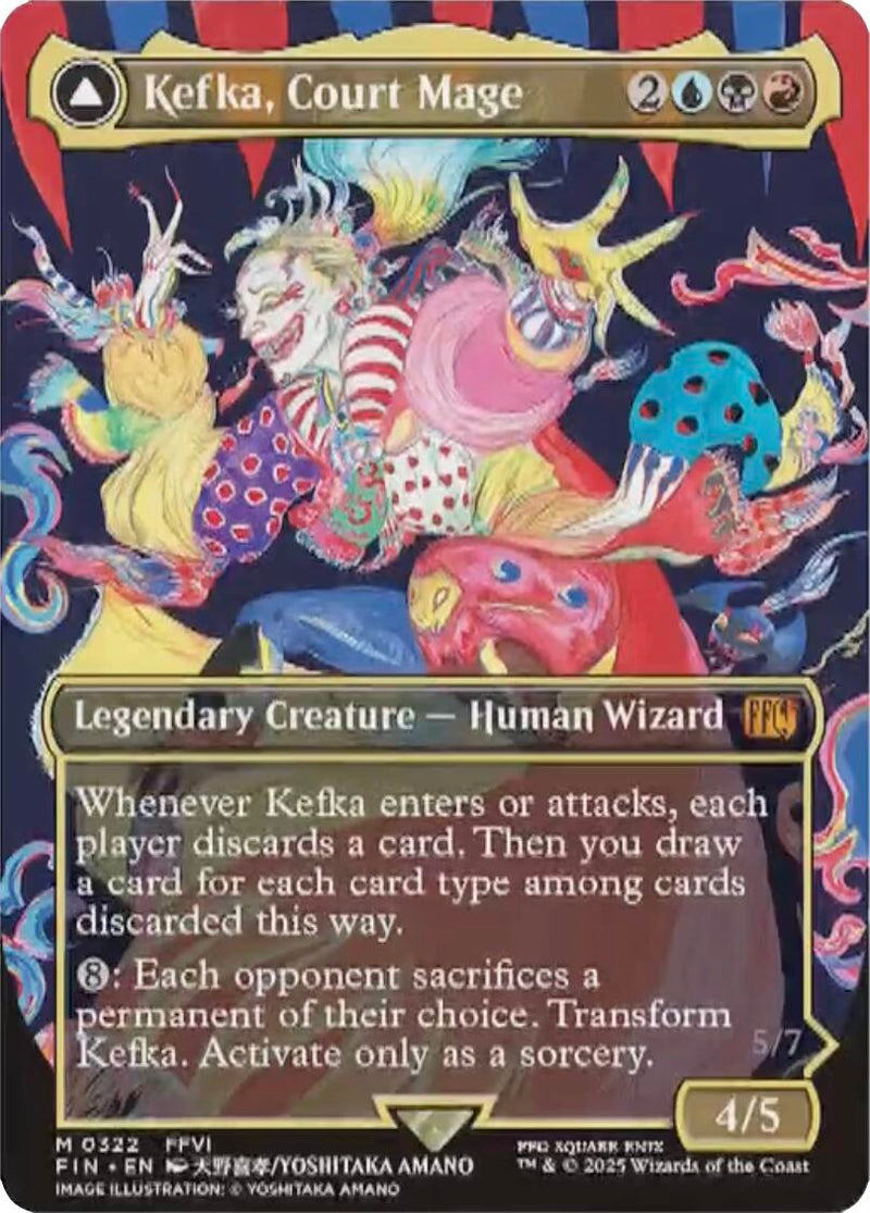 Load image into Gallery viewer, Kefka, Court Mage (0322) (Borderless)
