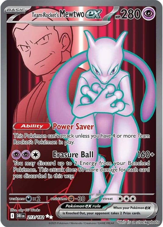 Team Rocket's Mewtwo ex - 213/182