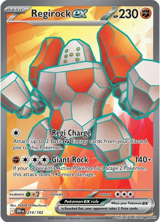 Regirock ex - 214/182