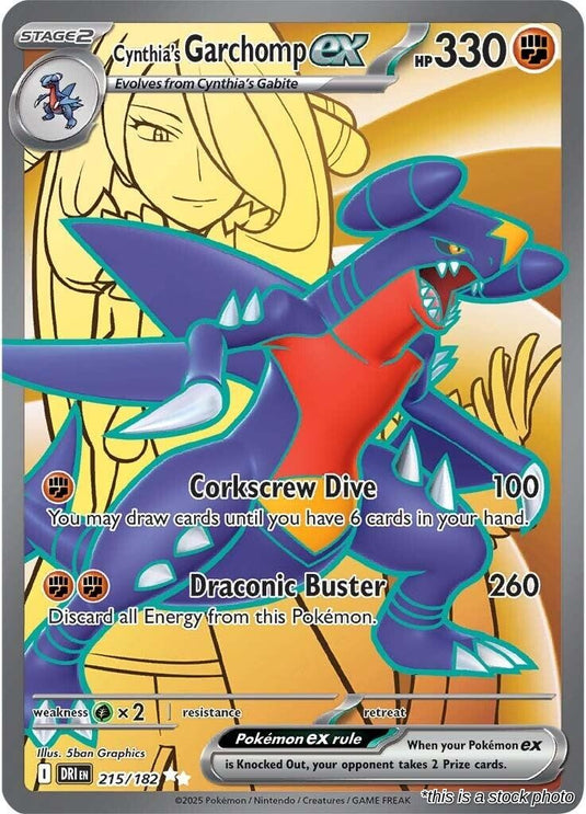Cynthia's Garchomp ex - 215/182