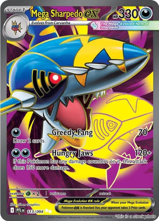 Mega Sharpedo ex - 113/094