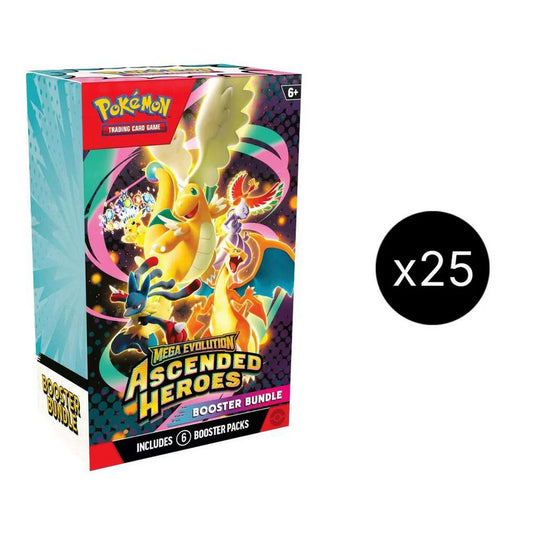 Pokemon Ascended Heroes ME2.5 Booster Bundle- Sealed Case
