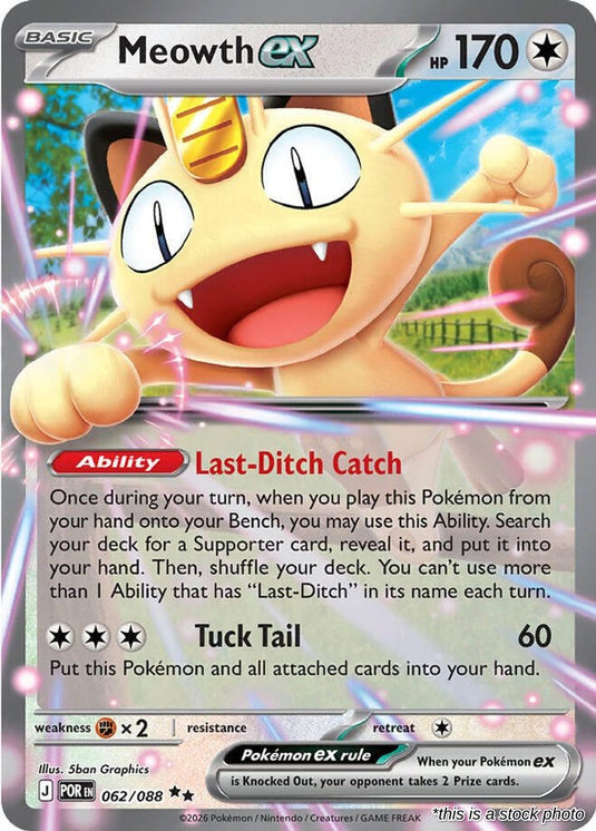 Meowth ex - 062/088
