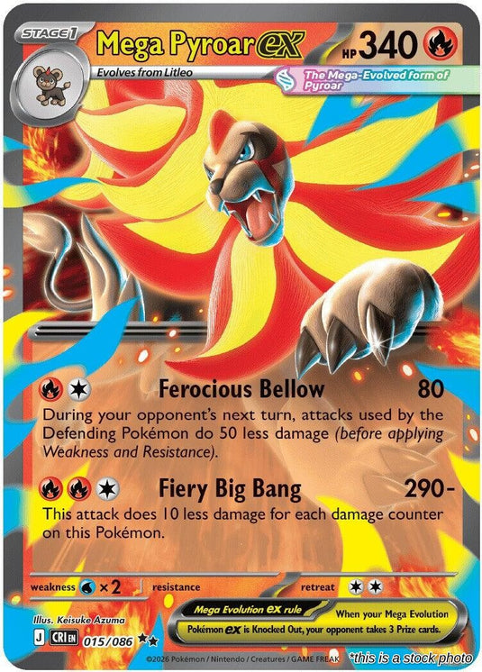 Mega Pyroar ex - 015/086