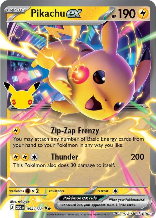 Pikachu ex - 054/128