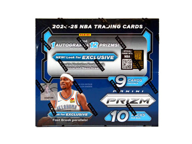 2024-25 Panini Prizm NBA Fast Break Trading Card Box