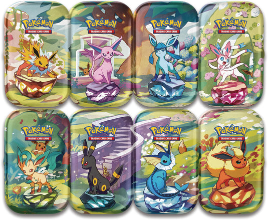 Pokemon Prismatic Evolutions Mini Tin (Artwork Varies)