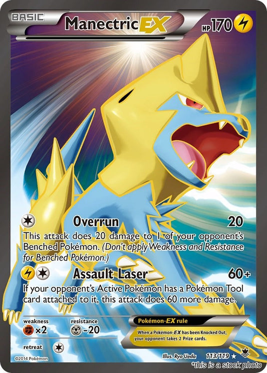 Manectric EX (113 Full Art)