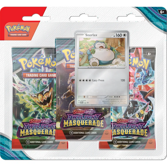 Pokemon Twilight Masquerade 3-Pack Blister (Artwork Varies) - Northwest Card Company