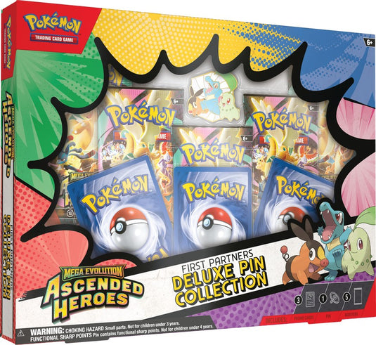 Pokemon Mega Evolution Ascended Heroes First Partners Deluxe Pin Collection- Ships 3/20 - Northwest Card Company
