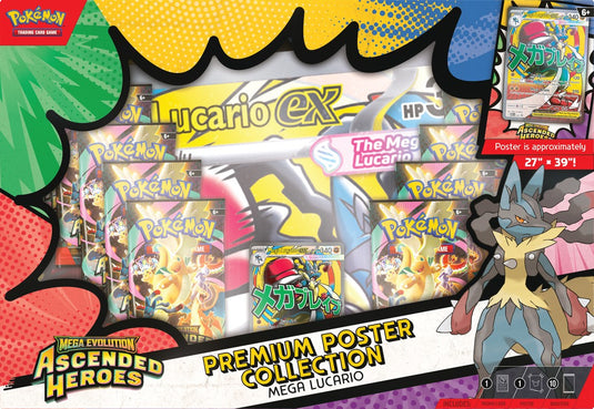 Pokemon Mega Evolution Ascended Heroes Premium Poster Collection (Rand Pokemon Mega Evolution Ascended Heroes Premium Poster Collection (Rand