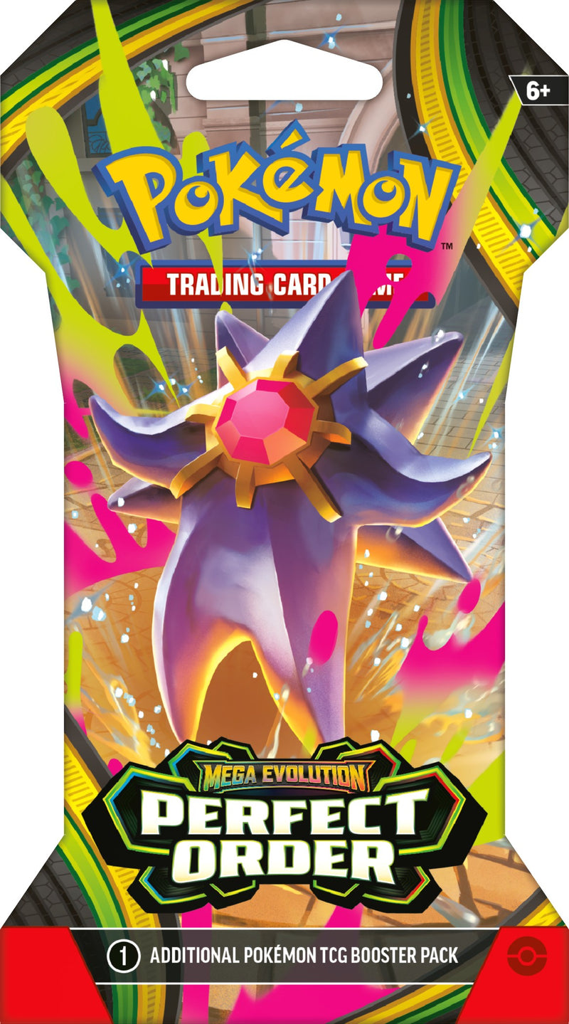 Pokemon Mega Evolution Perfect Order Sleeved Booster Pack Pokemon Mega Evolution Perfect Order Sleeved Booster Pack