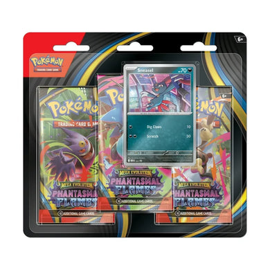 Pokemon ME02 Phantasmal Flames 3 Pack (Artwork Varies) PRE-ORDER - Northwest Card Company