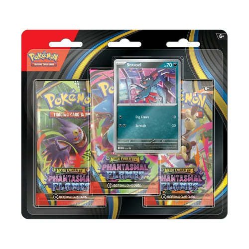 Pokemon ME02 Phantasmal Flames 3 Pack (Artwork Varies) PRE-ORDER - Northwest Card Company