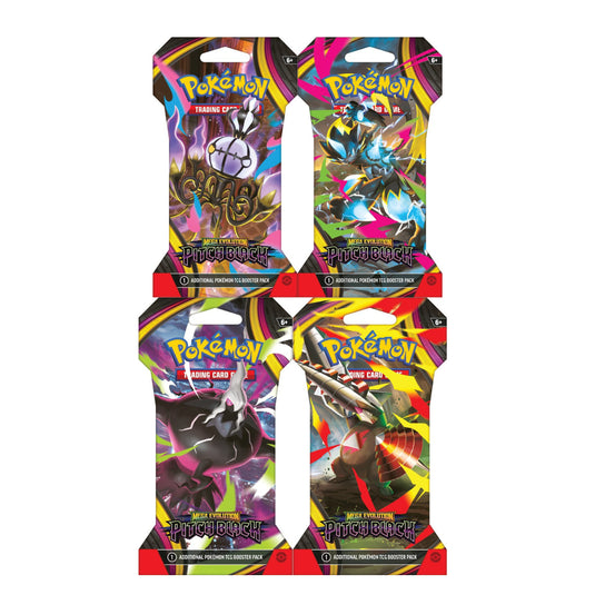 Pokemon Mega Evolution ME5 Pitch Black Sleeved Booster Pack- Artwork Varies