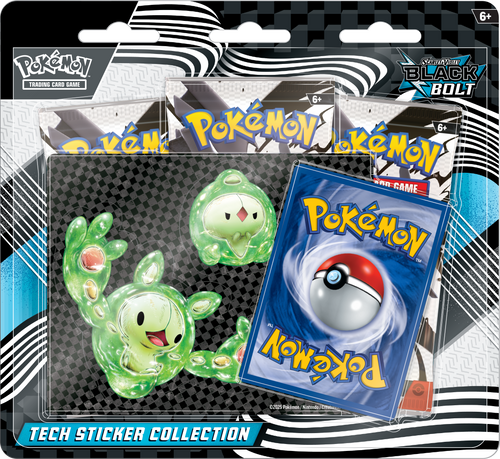 Pokemon Black Bolt Tech Sticker Collection Pack - Northwest Card Company