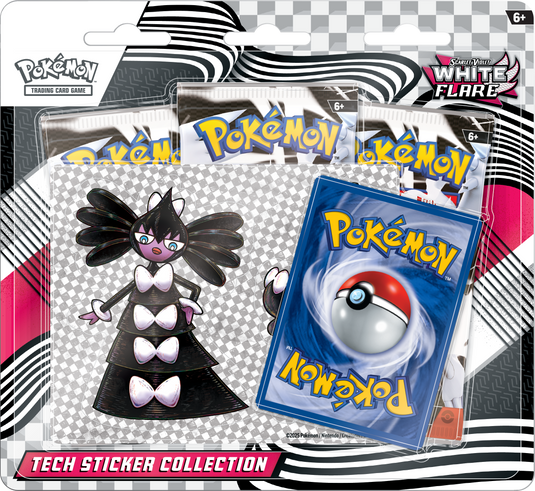 Pokemon White Flare Tech Sticker Collection Pack - Northwest Card Company