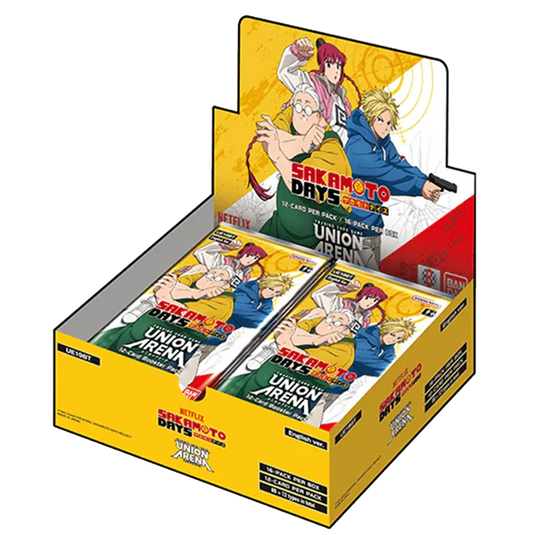 Union Arena Card Game: [UE19BT] Sakamoto Days Booster Display