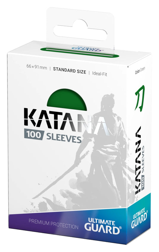Ultimate Guard Sleeves Katana Green 100-Count - Northwest Card Company