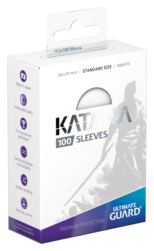 Ultimate Guard Sleeves Katana White 100-Count - Northwest Card Company