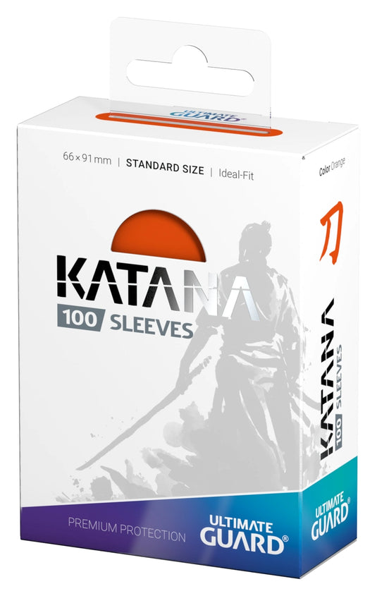 Ultimate Guard Sleeves Katana Orange 100-Count - Northwest Card Company