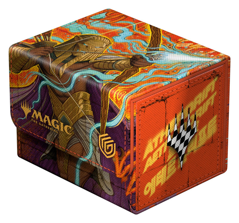 Load image into Gallery viewer, Sidewinder Deck Box 100+ Xenoskin Magic: The Gathering - Aetherdrift - Ketramose, the New Dawn
