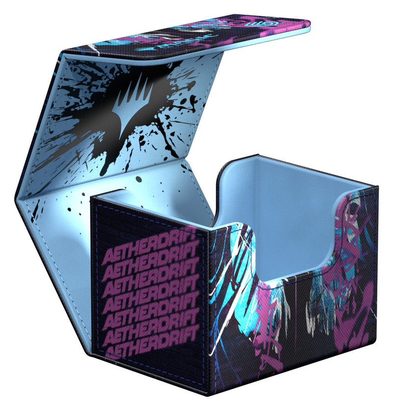 Load image into Gallery viewer, Sidewinder Deck Box 100+ Xenoskin Magic: The Gathering - Aetherdrift - Oildeep Gearhulk
