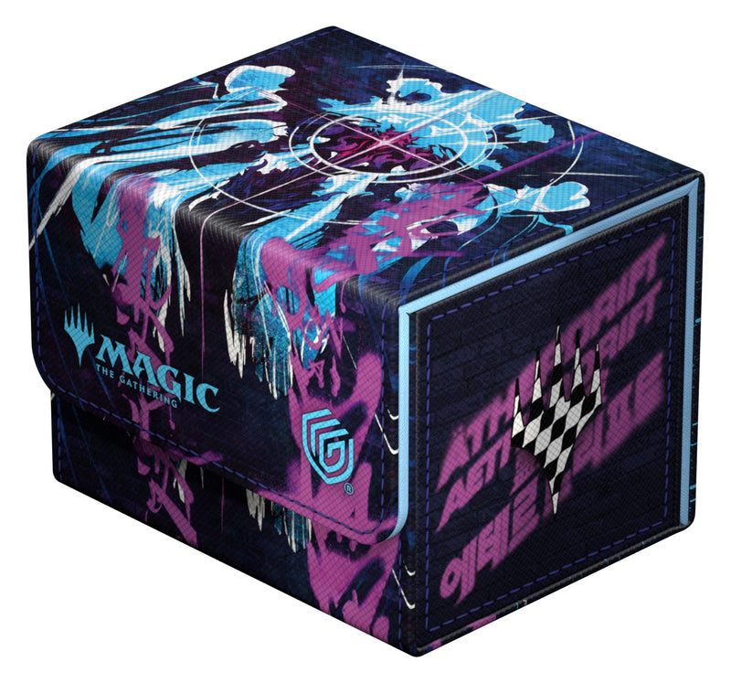 Load image into Gallery viewer, Sidewinder Deck Box 100+ Xenoskin Magic: The Gathering - Aetherdrift - Oildeep Gearhulk
