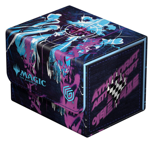 Sidewinder Deck Box 100+ Xenoskin Magic: The Gathering - Aetherdrift - Oildeep Gearhulk