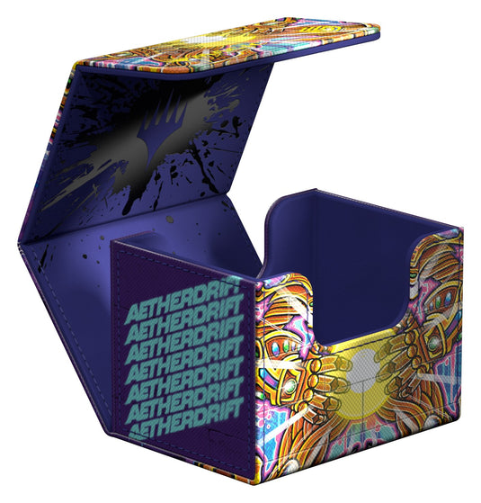 Sidewinder Deck Box 100+ Xenoskin Magic: The Gathering - Aetherdrift - Solar Gearhulk