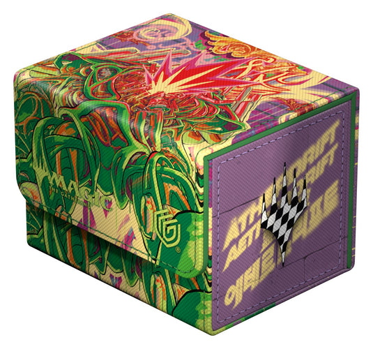 Sidewinder Deck Box 100+ Xenoskin Magic: The Gathering - Aetherdrift - Pyrewood Gearhulk